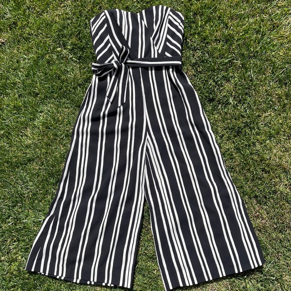H&M Pants - Strapless Culottes Jumpsuit